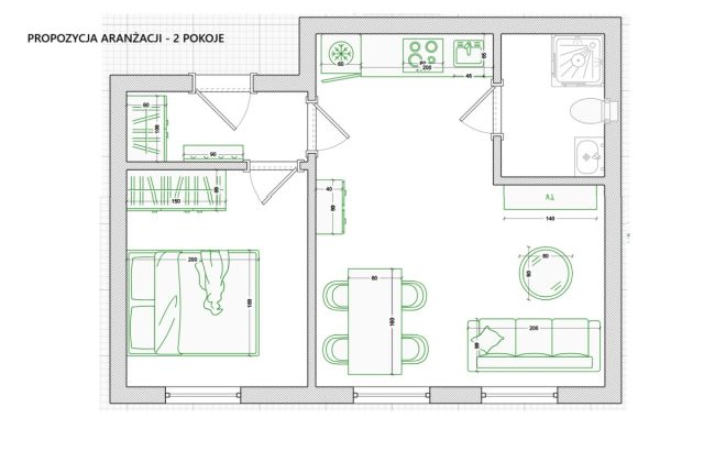 Mieszkanie 2-pokojowe Katowice Zawodzie, ul. Karola. Zdjęcie 1