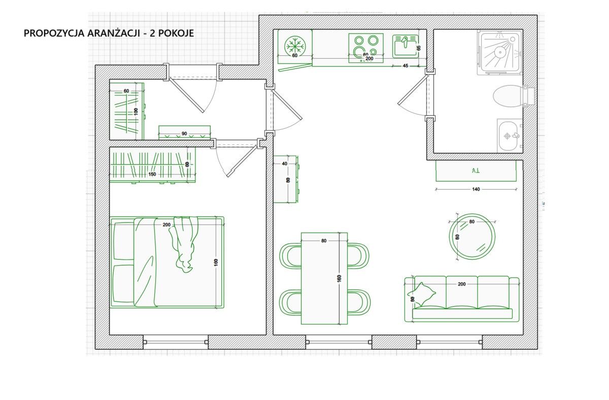 Mieszkanie 2-pokojowe Katowice Zawodzie, ul. Karola