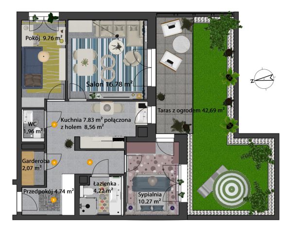 Mieszkanie 3-pokojowe Wrocław Śródmieście, ul. Henryka Sienkiewicza. Zdjęcie 6