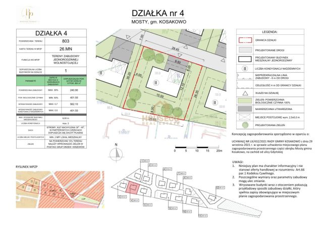 Działka inwestycyjna Mosty, ul. Modrzewiowa. Zdjęcie 11