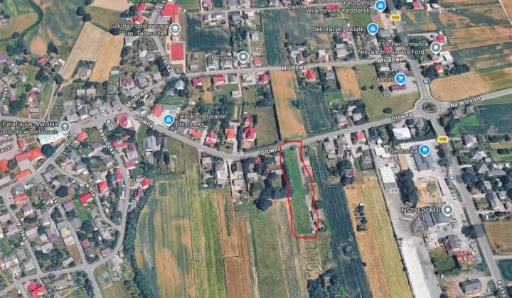 Działka budowlana Bielany, ul. Główna