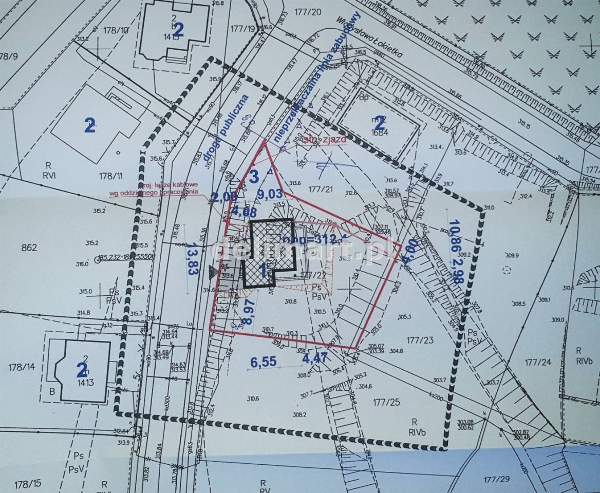 Działka budowlana Sanok Olchowce, ul. Władysława Łokietka. Zdjęcie 8