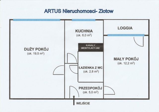 Mieszkanie 2-pokojowe Złotów, ul. Juliusza Słowackiego. Zdjęcie 2