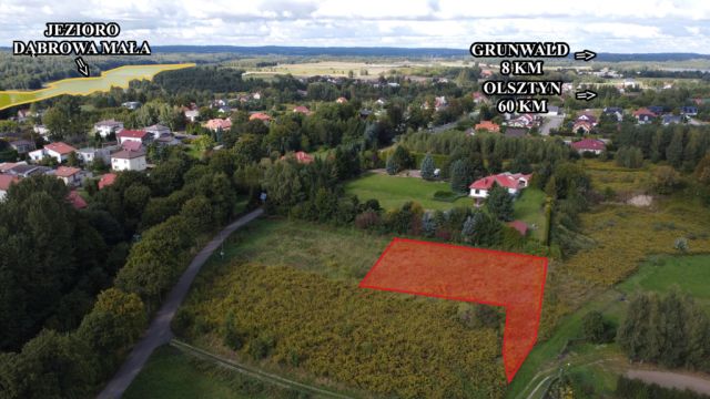 Działka budowlana Dąbrówno, ul. Michała Kajki. Zdjęcie 3