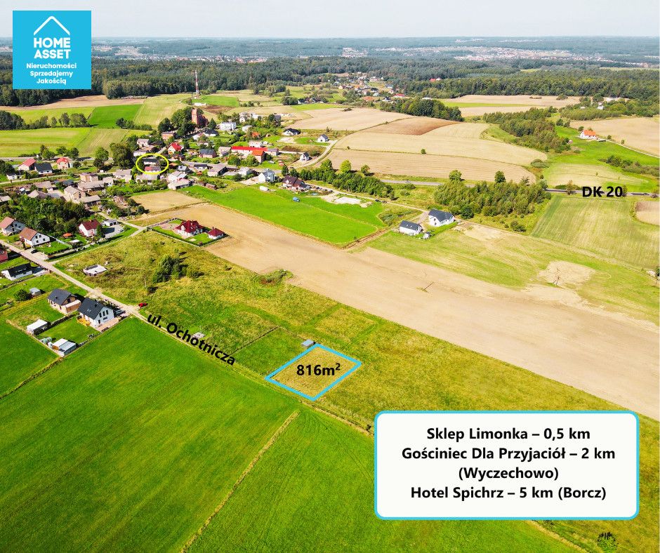 Działka budowlana Hopowo, ul. Ochotnicza. Zdjęcie 6