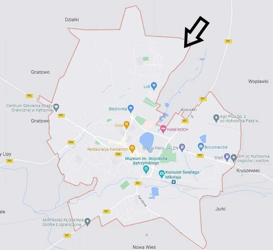 Działka budowlana Kętrzyn, ul. Chabrowa. Zdjęcie 2