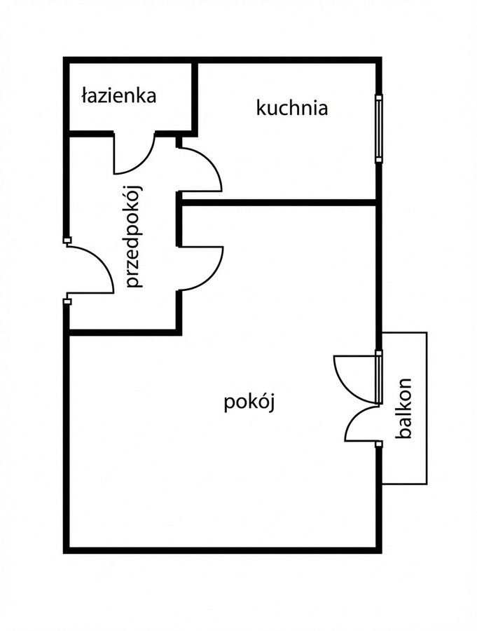 Mieszkanie 1-pokojowe Łódź Koziny, ul. Srebrzyńska. Zdjęcie 11