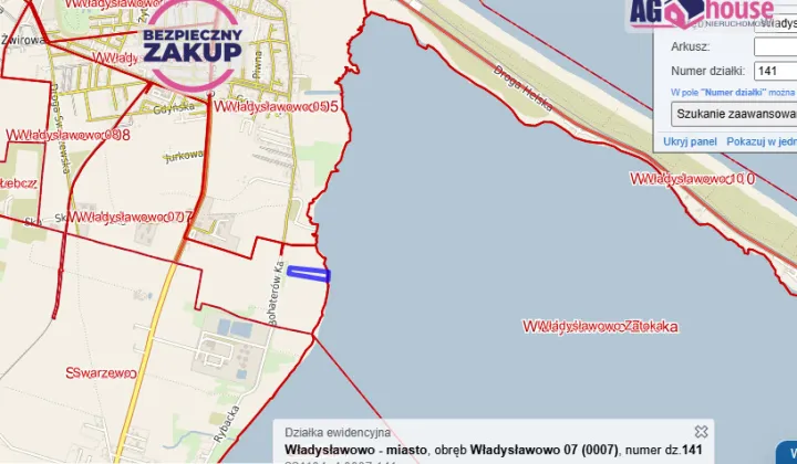 Działka rolna Władysławowo, ul. Bohaterów Kaszubskich