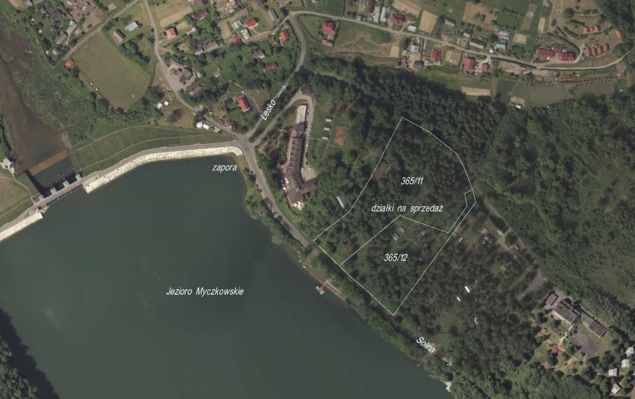 Działka inwestycyjna Myczkowce. Zdjęcie 2
