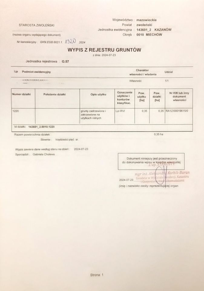 Działka rolna Ostrownica Przydatki. Zdjęcie 6