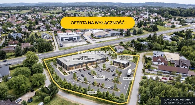 Działka inwestycyjna Tarnów Zabłocie, ul. Krakowska. Zdjęcie 1