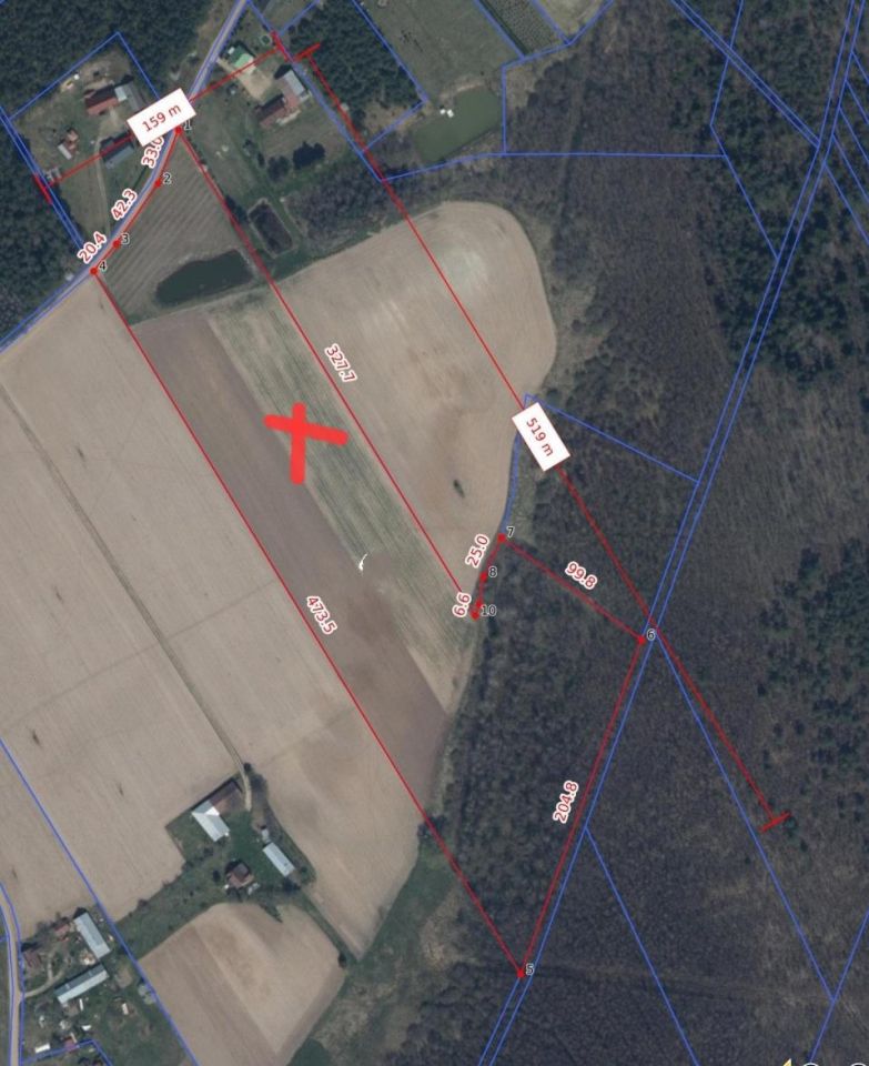 Działka rolna Nowy Lipsk. Zdjęcie 2