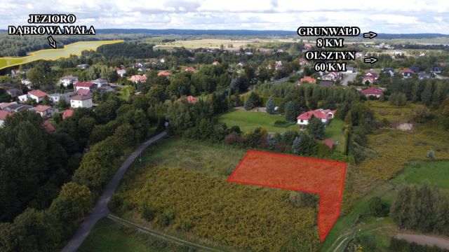 Działka budowlana Dąbrówno, ul. Michała Kajki. Zdjęcie 2