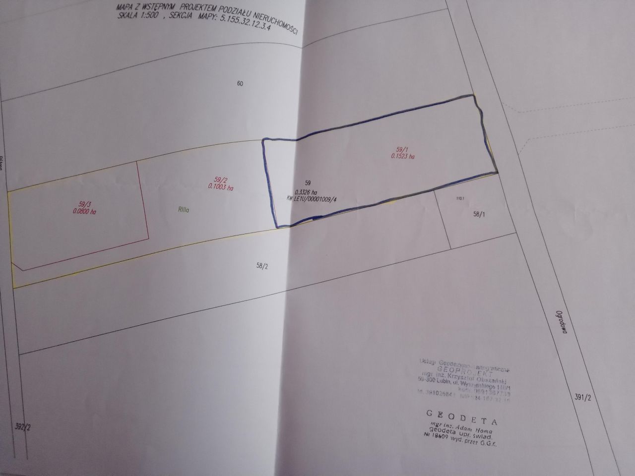 Działka budowlana Siedlce, ul. Ogrodowa. Zdjęcie 2