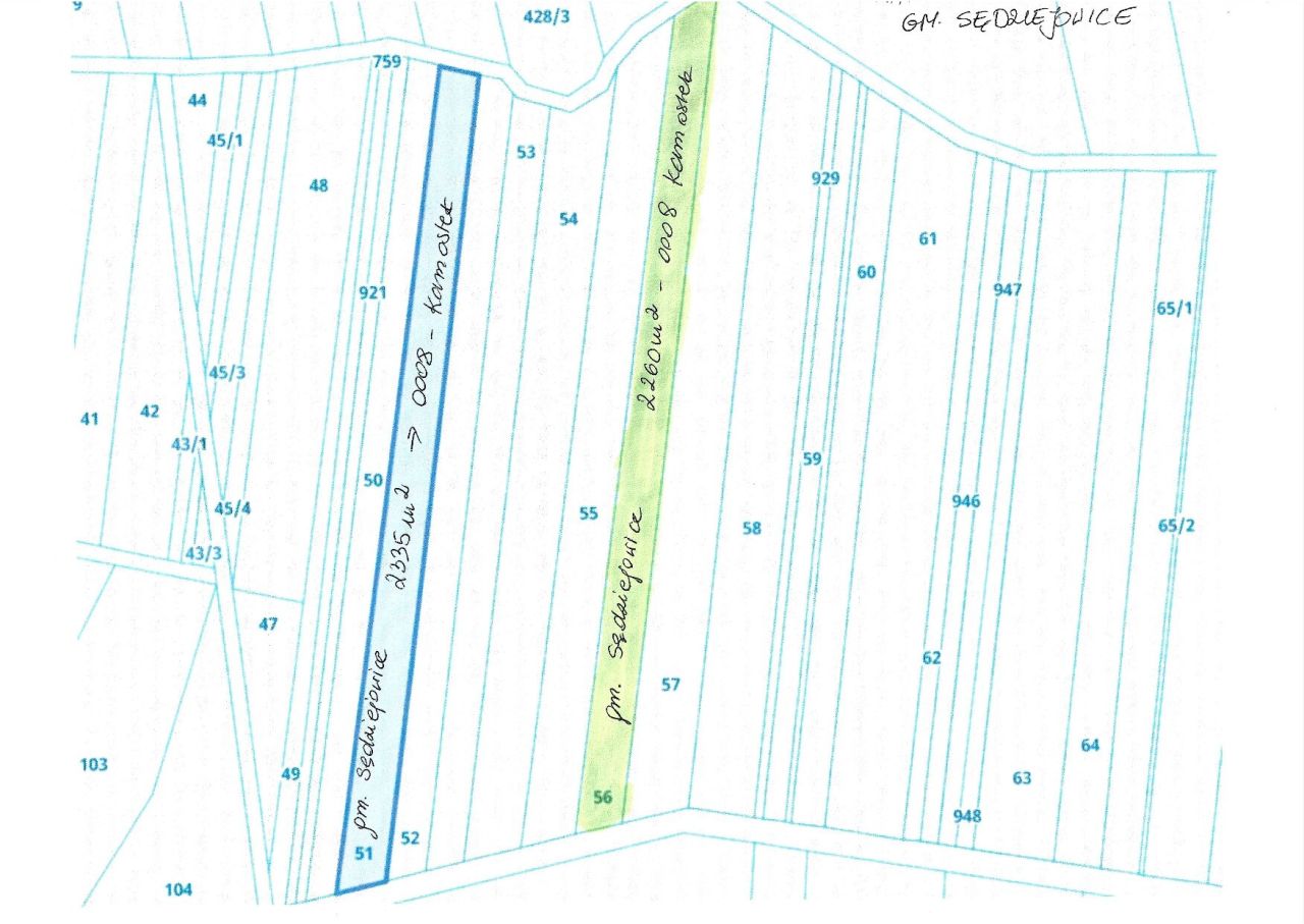 Działka rolna Kamostek. Zdjęcie 1