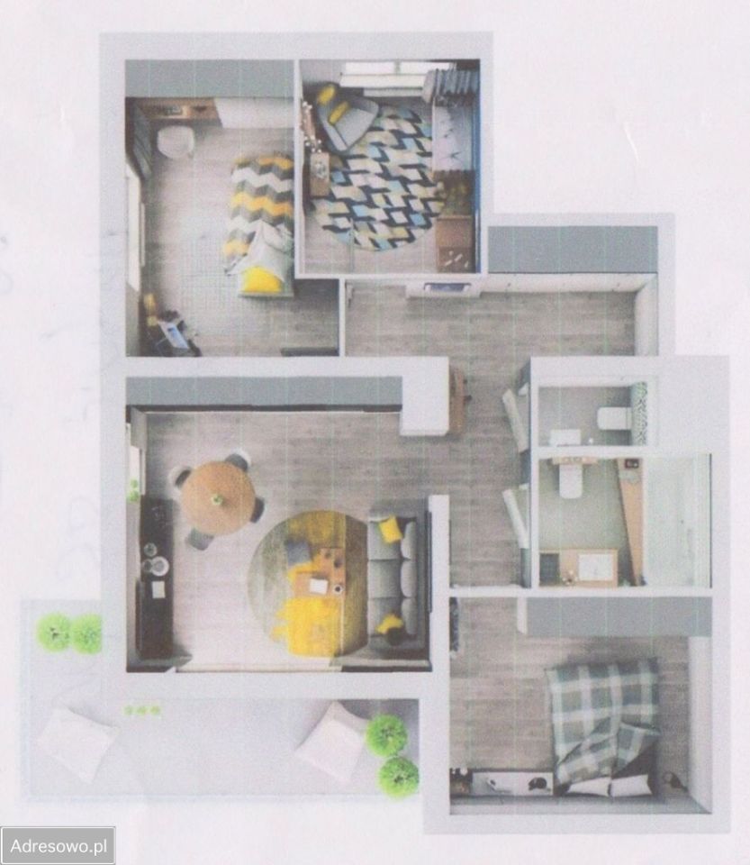 Mieszkanie 4-pokojowe Rzeszów Śródmieście, ul. Lubelska. Zdjęcie 17