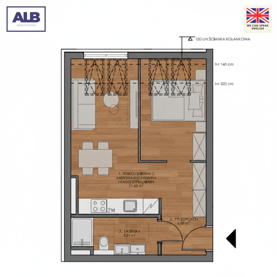 Mieszkanie 2-pokojowe Sztutowo. Zdjęcie 6