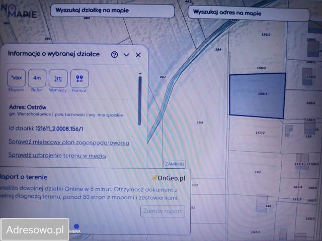 Działka budowlana Ostrów. Zdjęcie 1