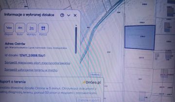 Działka budowlana Ostrów