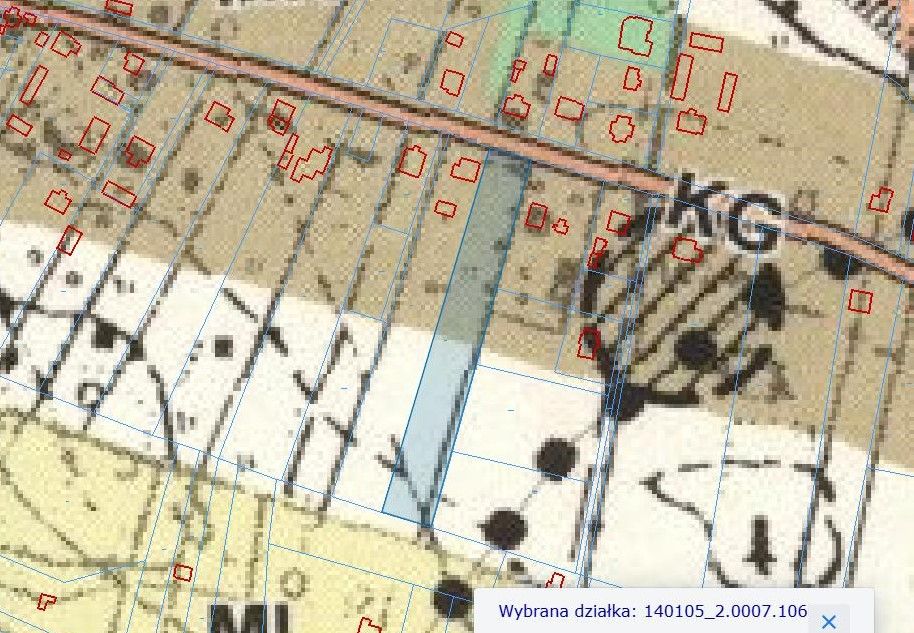 Działka rolno-budowlana Dobieszyn, ul. Główna. Zdjęcie 3