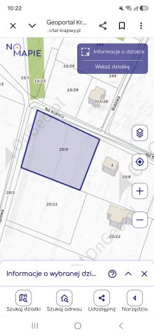 Działka budowlana Obory, ul. Na Krańcu. Zdjęcie 1