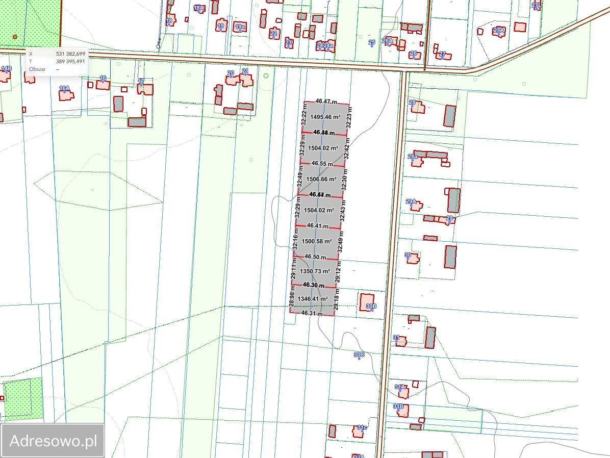 Działka rolno-budowlana Zwierzchów. Zdjęcie 3