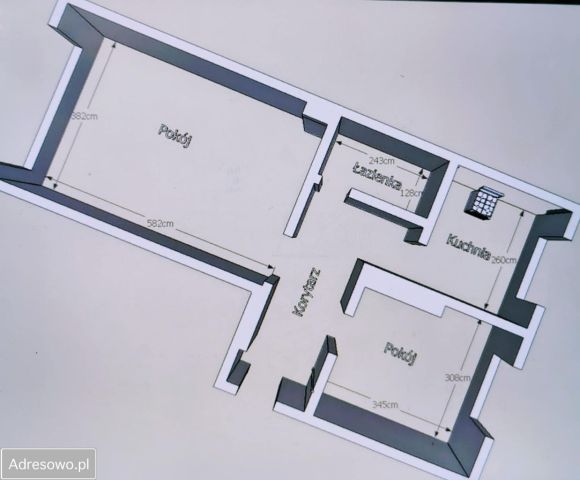 Mieszkanie 2-pokojowe Szczecin Śródmieście, ul. Władysława Sikorskiego. Zdjęcie 9