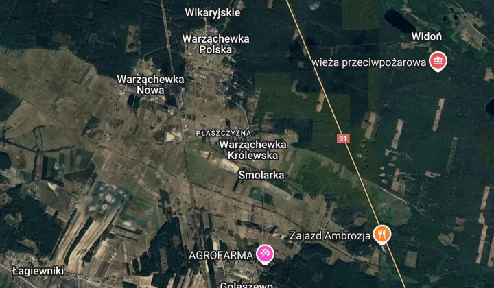 Działka budowlana Warząchewka Królewska