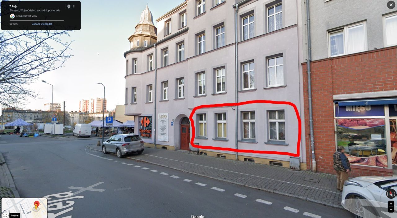 Mieszkanie 3-pokojowe Stargard Centrum, ul. Mikołaja Reja