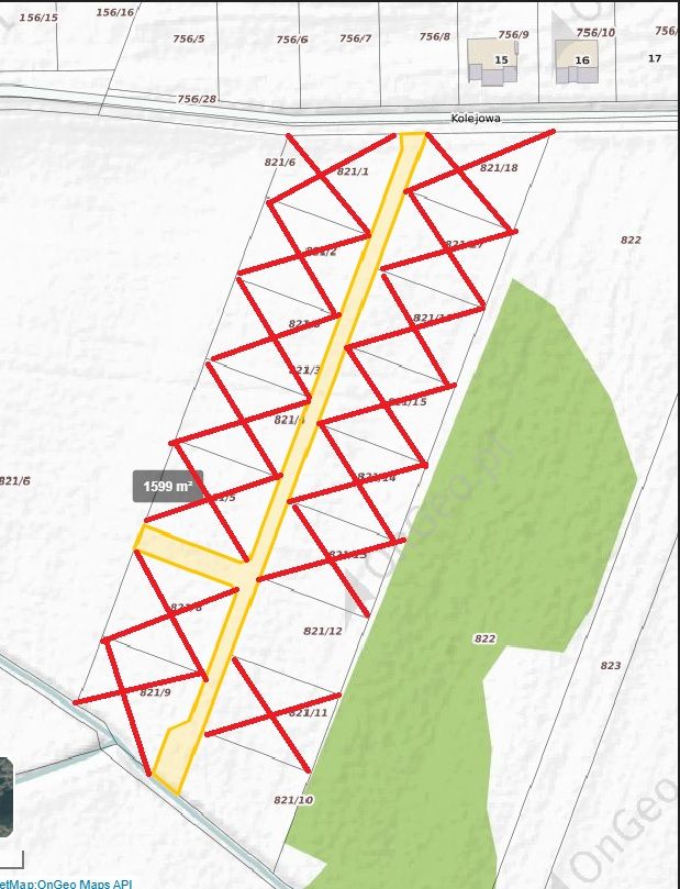 Działka budowlana Obrzycko, ul. Kolejowa. Zdjęcie 5