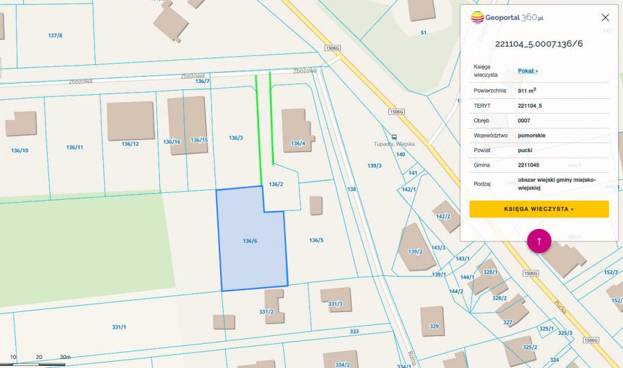 Działka budowlana Tupadły. Zdjęcie 5