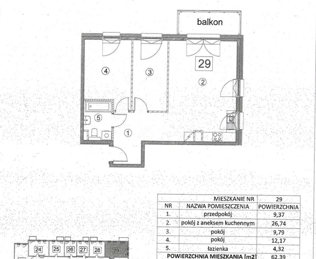 Mieszkanie 3-pokojowe Gdańsk Letnica, ul. Letnicka. Zdjęcie 22