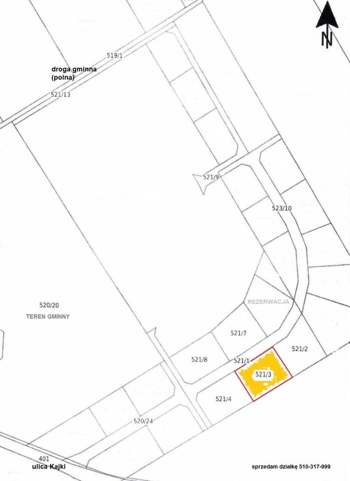 Działka budowlana Mikołajki Dybowo, ul. Michała Kajki. Zdjęcie 2