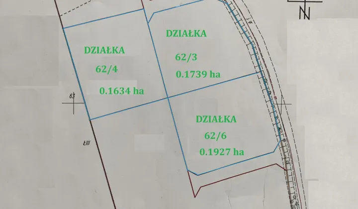 Działka budowlana Sosnówka