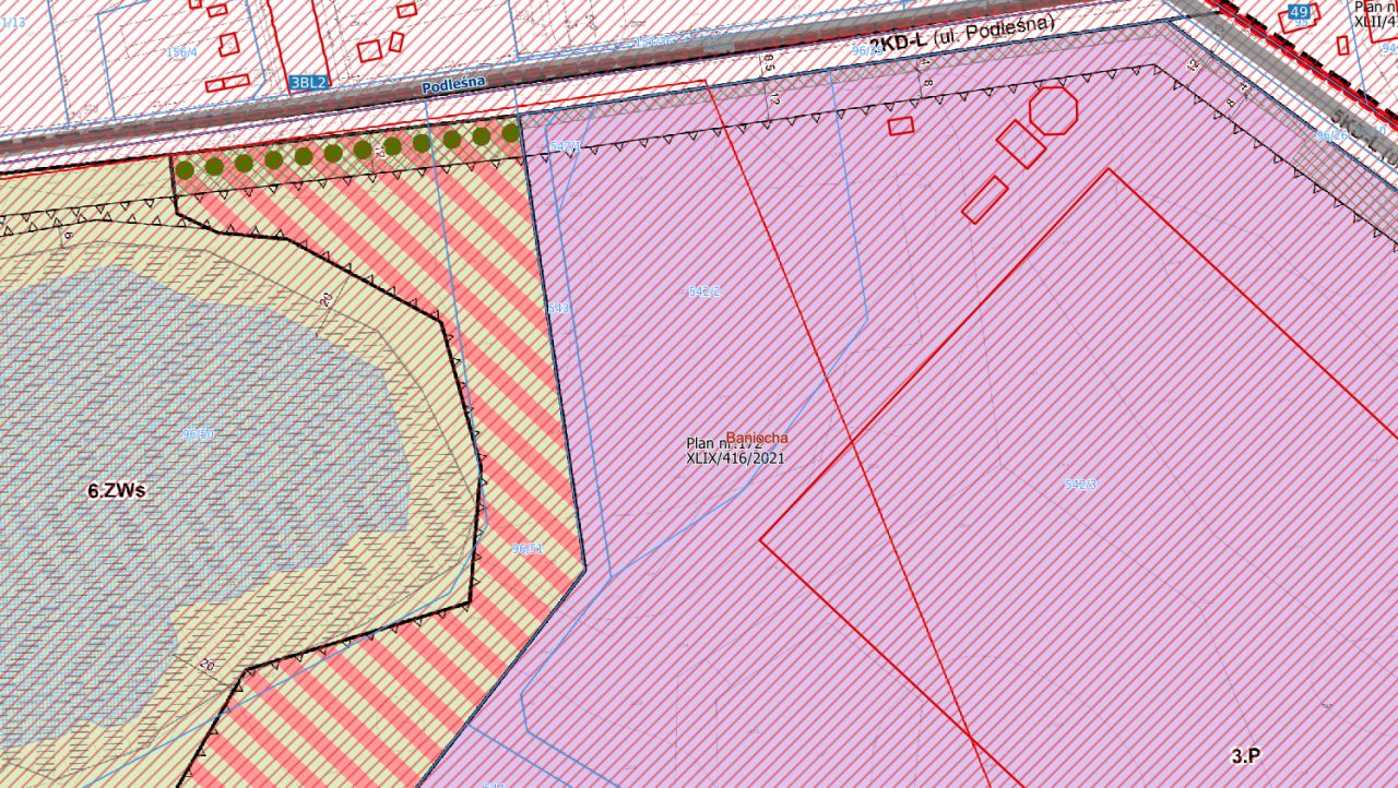 Działka budowlana Baniocha, ul. Podleśna. Zdjęcie 5