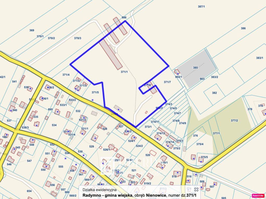 Działka inwestycyjna Nienowice. Zdjęcie 3