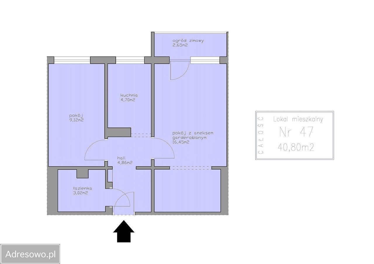 Mieszkanie 2-pokojowe Kraków Mistrzejowice, os. Złotego Wieku. Zdjęcie 10