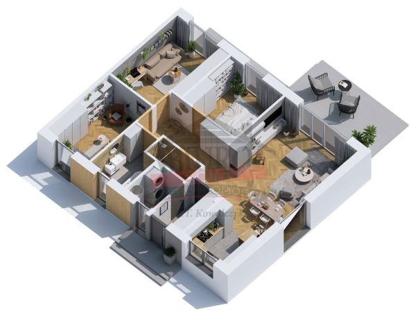 bliźniak, 4 pokoje Szczedrzyk. Zdjęcie 6