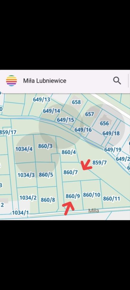 Działka budowlana Lubniewice, ul. Miła. Zdjęcie 2
