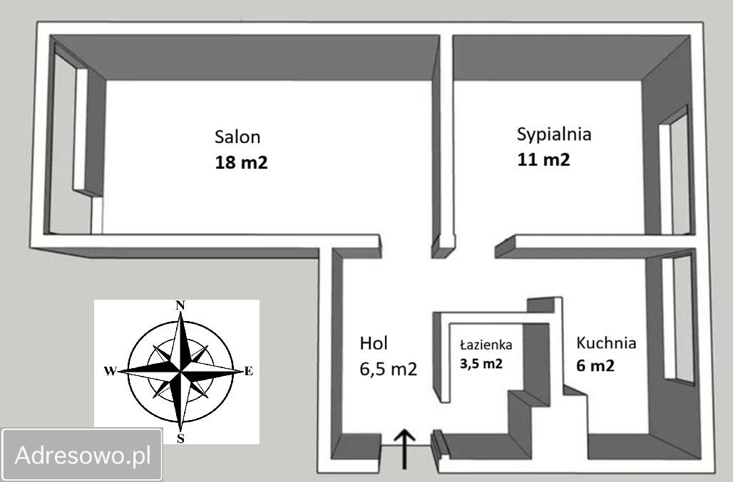 Mieszkanie 2-pokojowe Łódź Bałuty, ul. Rysownicza. Zdjęcie 11
