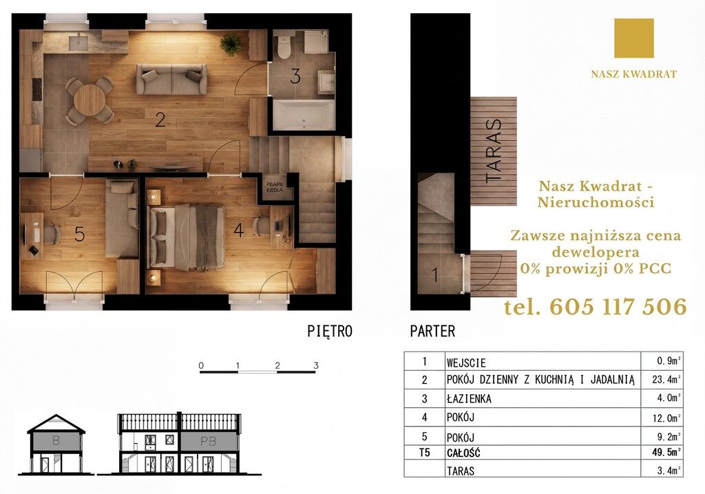 bliźniak, 3 pokoje Łódź Wiskitno. Zdjęcie 8