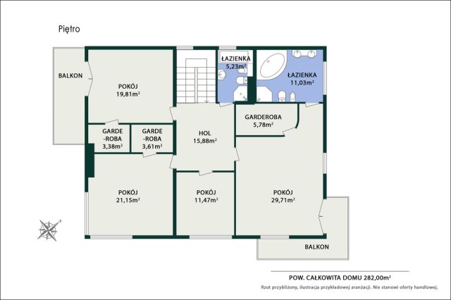 dom wolnostojący, 6 pokoi Chotomów, ul. Bagienna. Zdjęcie 12