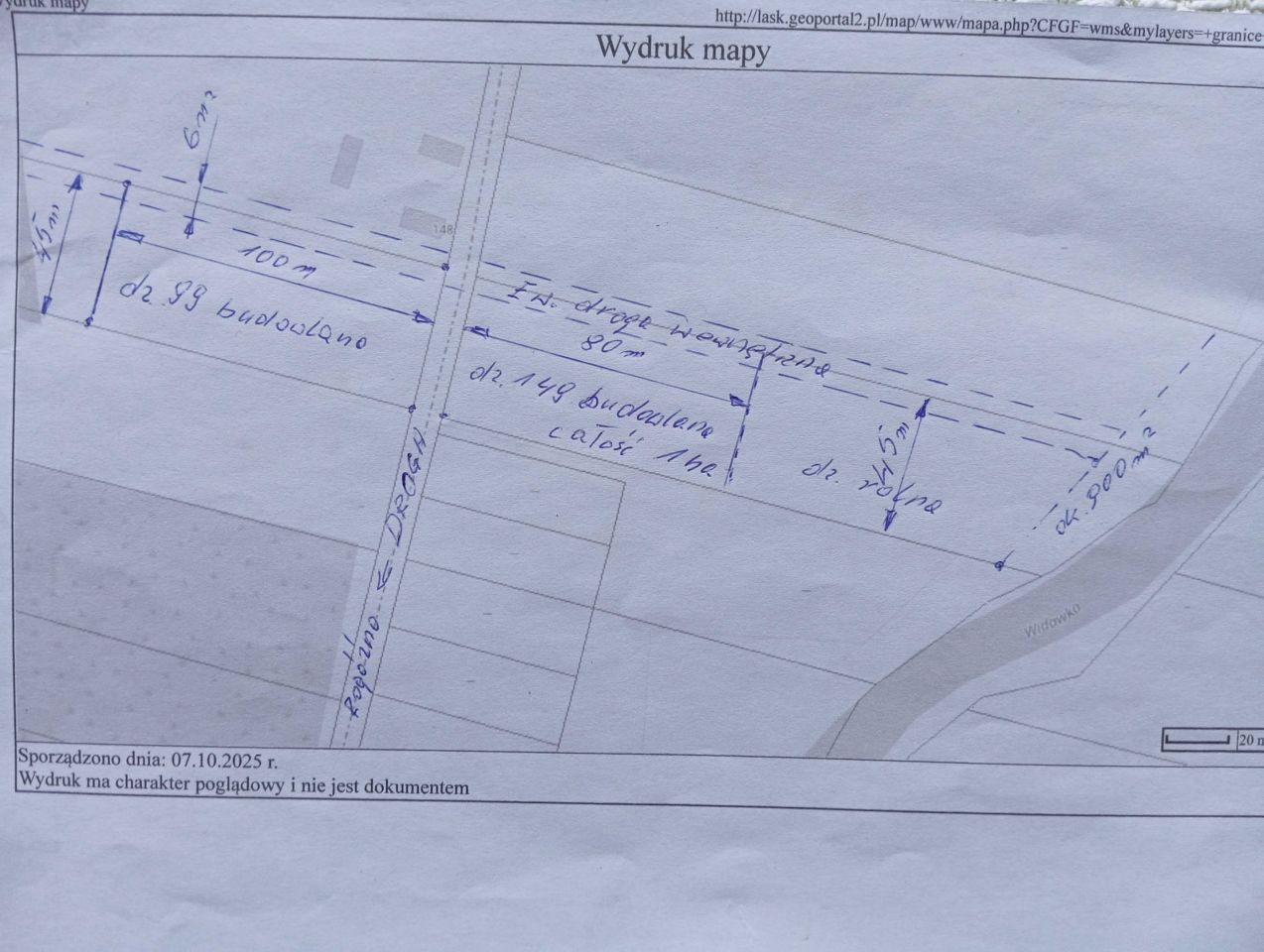 Działka budowlana Rogóźno. Zdjęcie 4