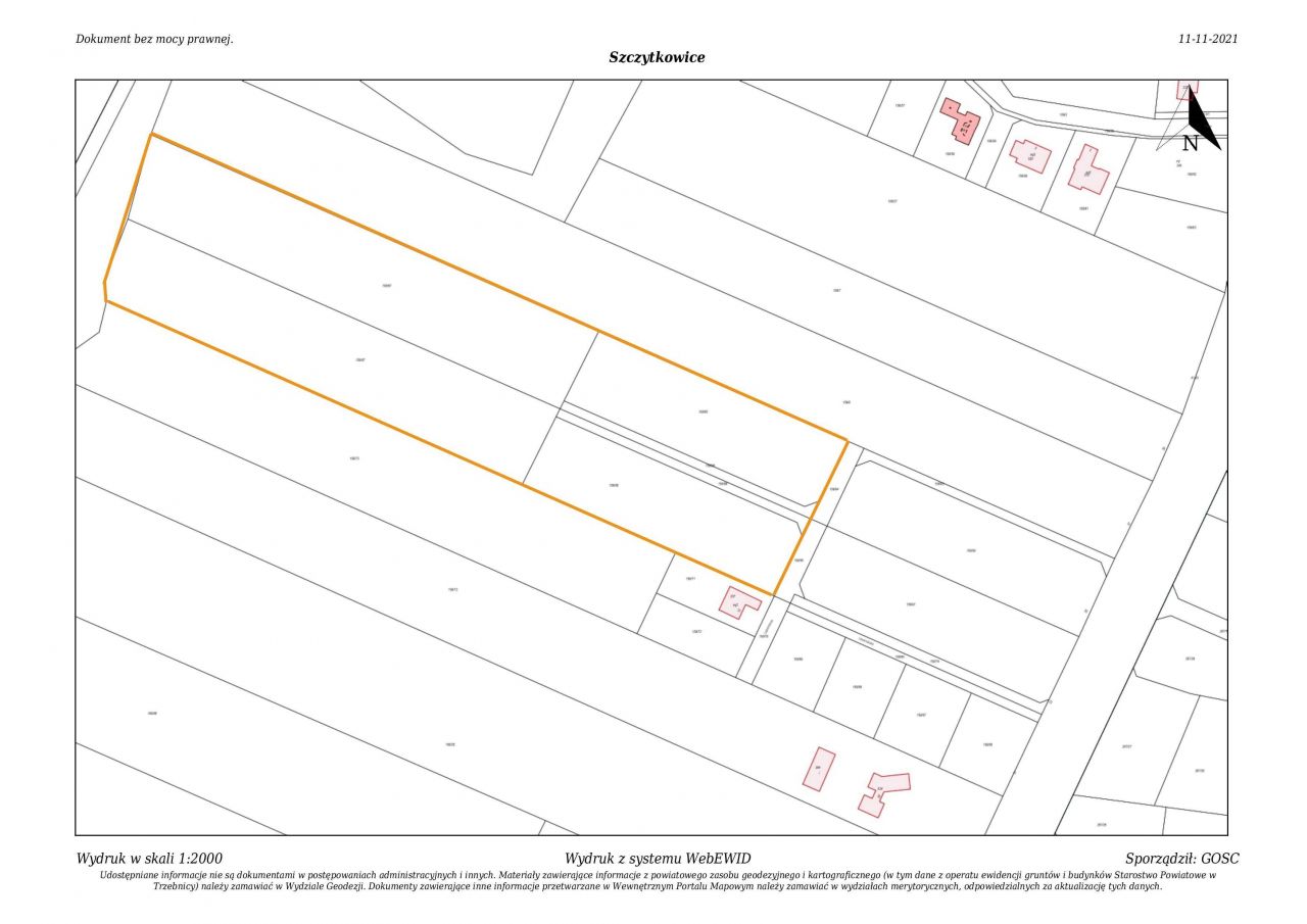 Działka rolno-budowlana Szczytkowice. Zdjęcie 3