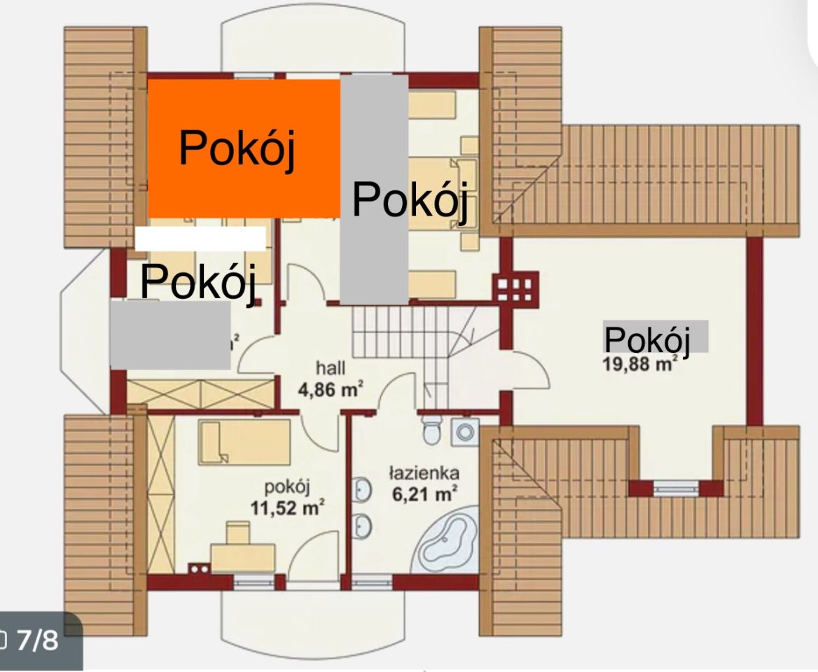 dom wolnostojący, 6 pokoi Kuczek. Zdjęcie 11