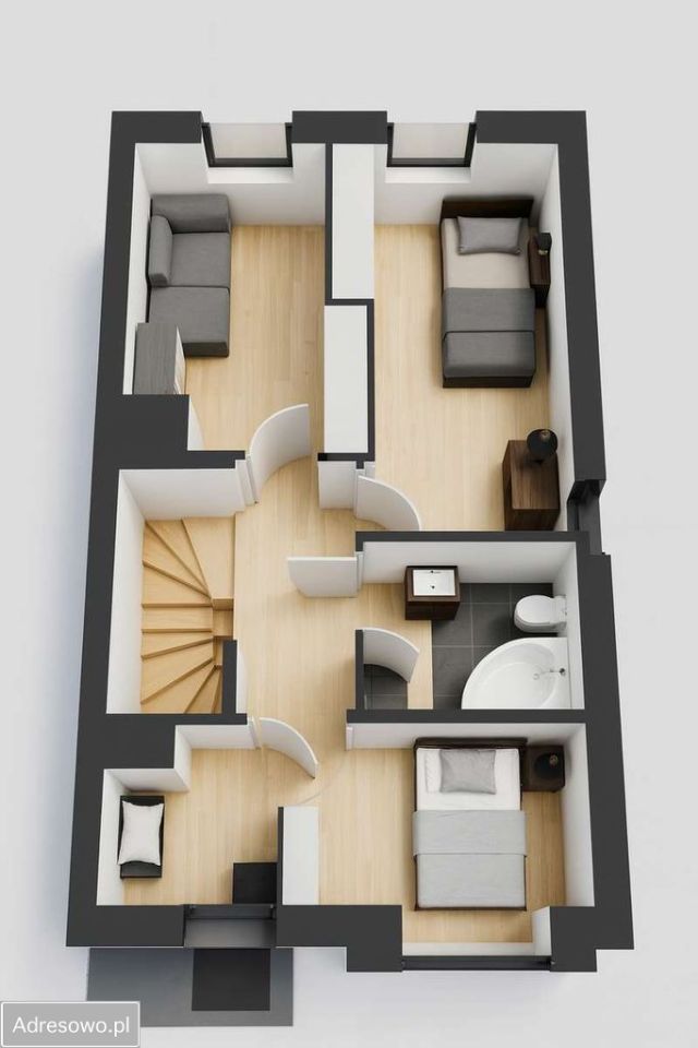 bliźniak, 3 pokoje Sobótka. Zdjęcie 4