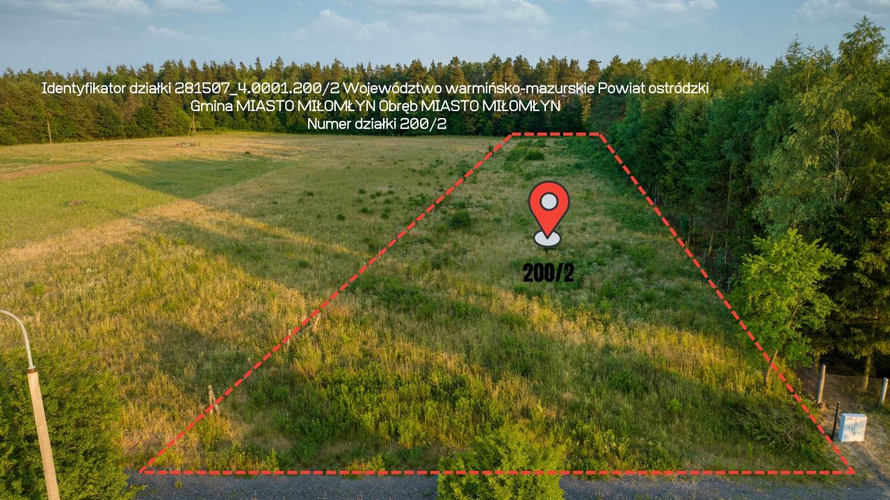 Działka inwestycyjna Miłomłyn. Zdjęcie 8