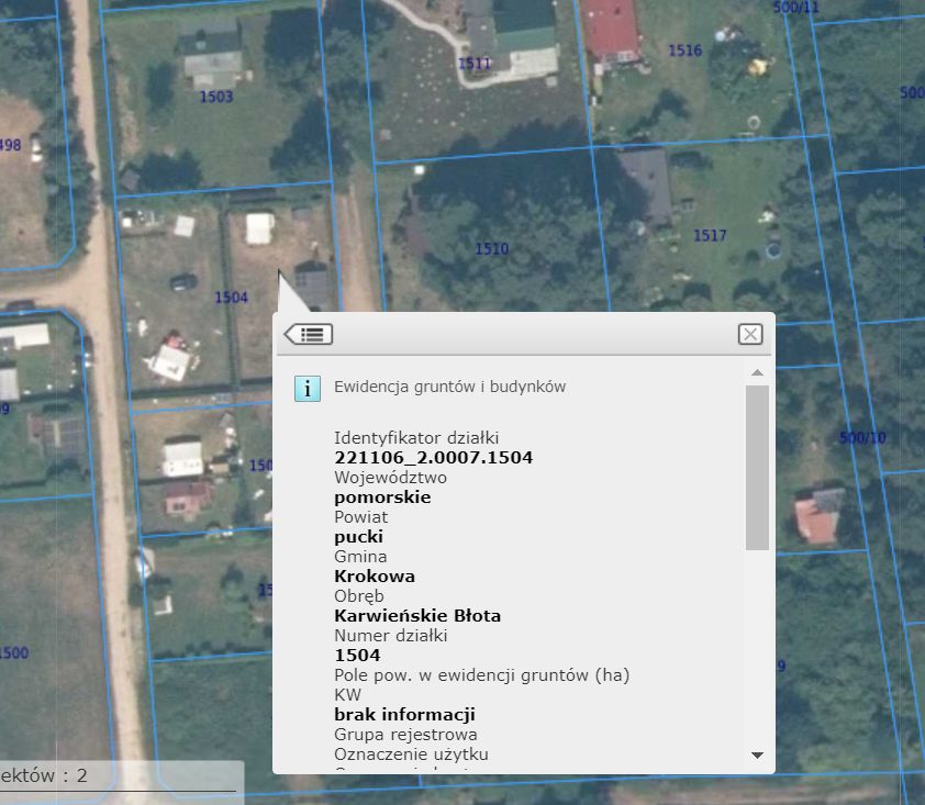 Działka rekreacyjna Dębki, ul. Spacerowa