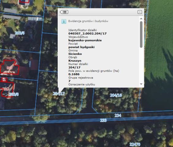 Działka budowlana Kruszyn, ul. Leśna. Zdjęcie 1