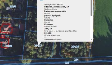 Działka budowlana Kruszyn, ul. Leśna